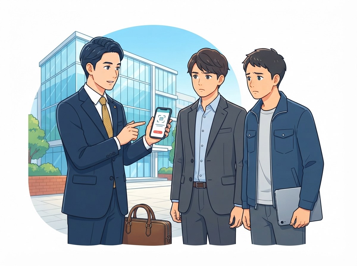 IT企業の経営者にサブスクの解約トラブル対策を助言する弁護士のイメージ